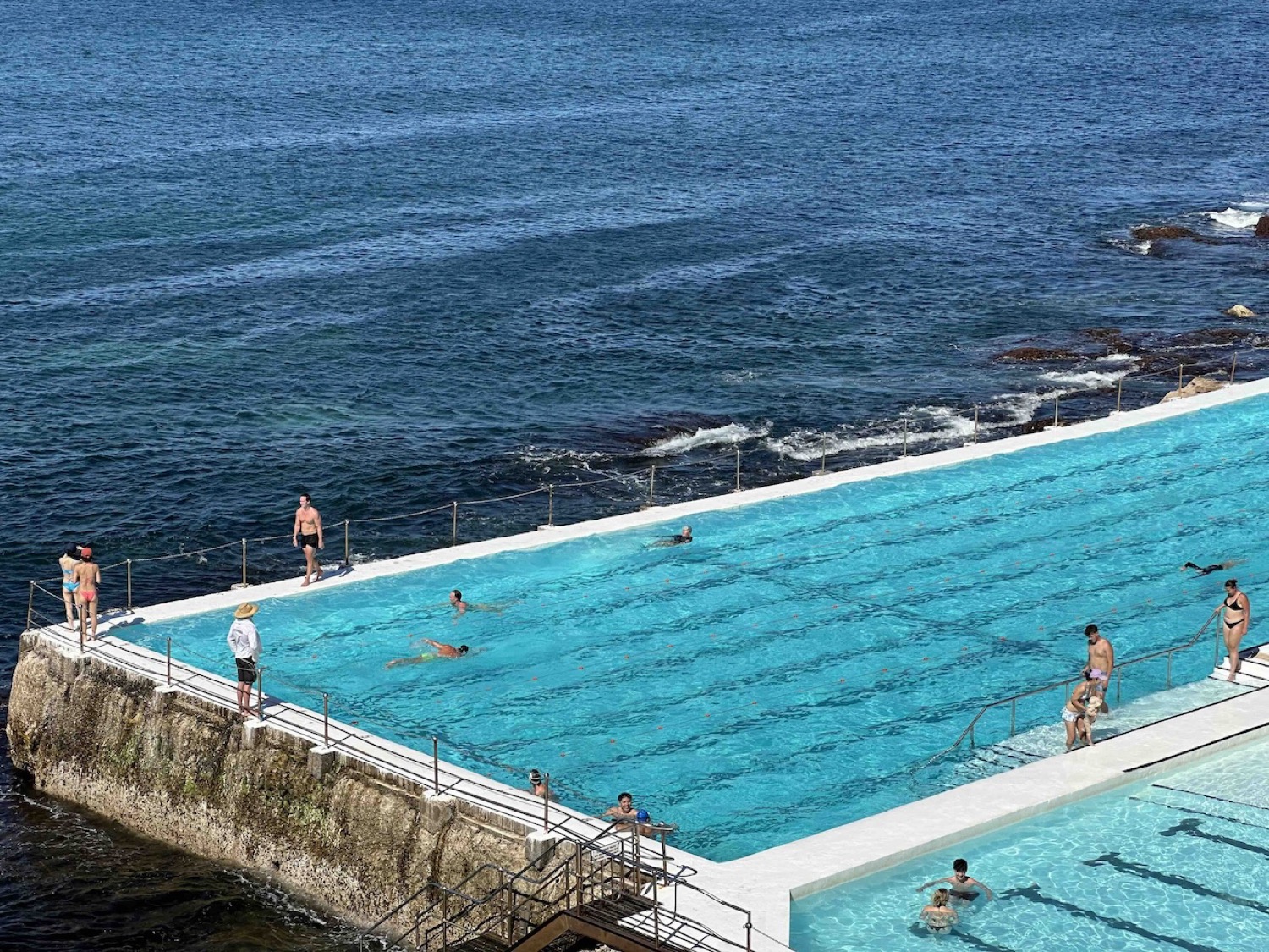 Bondi Icebergs ocean pool beside the sea, Sydney