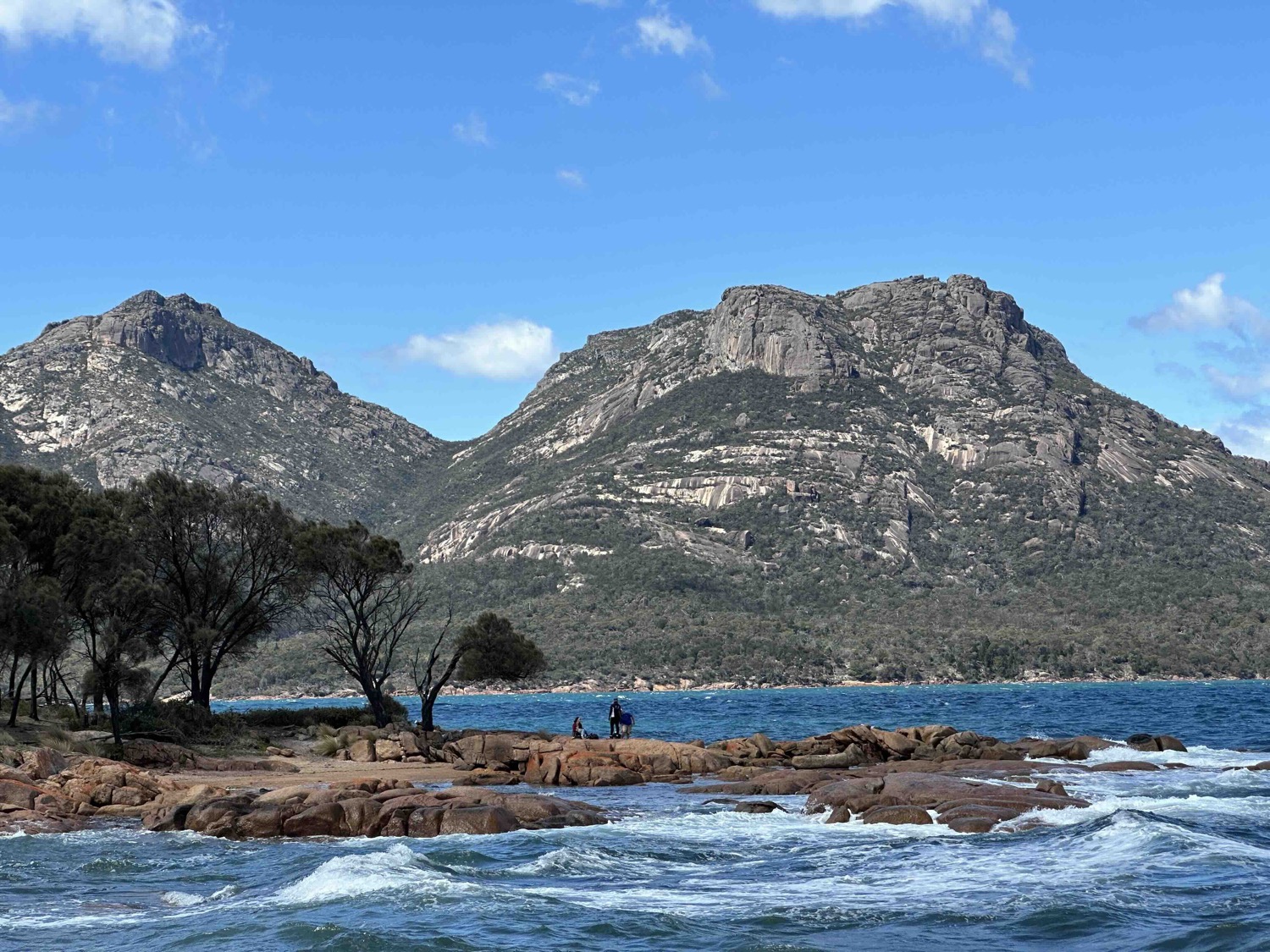 The Hazards over Coles Bay, Freycinet, Tasmania